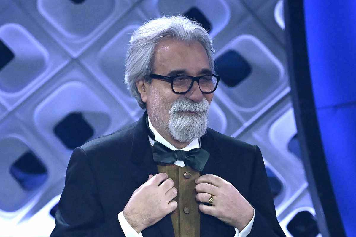 Beppe Vessicchio al festival di Sanremo