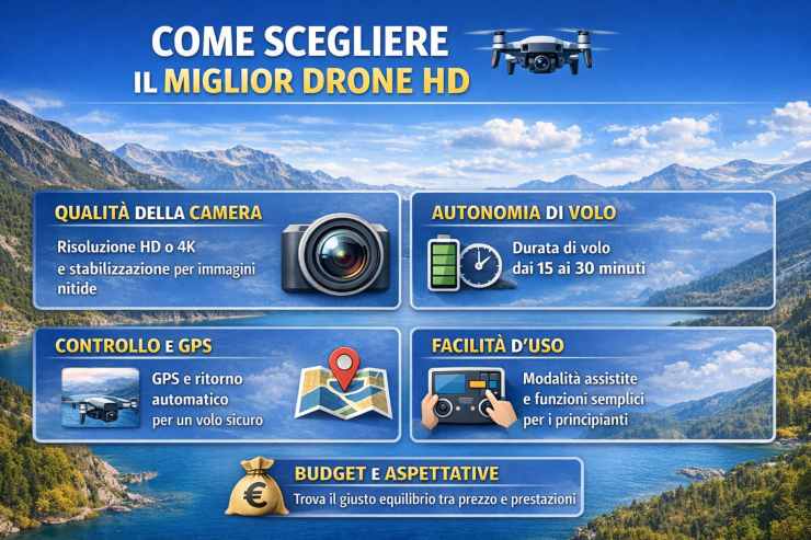 come scegliere un Drone HD 